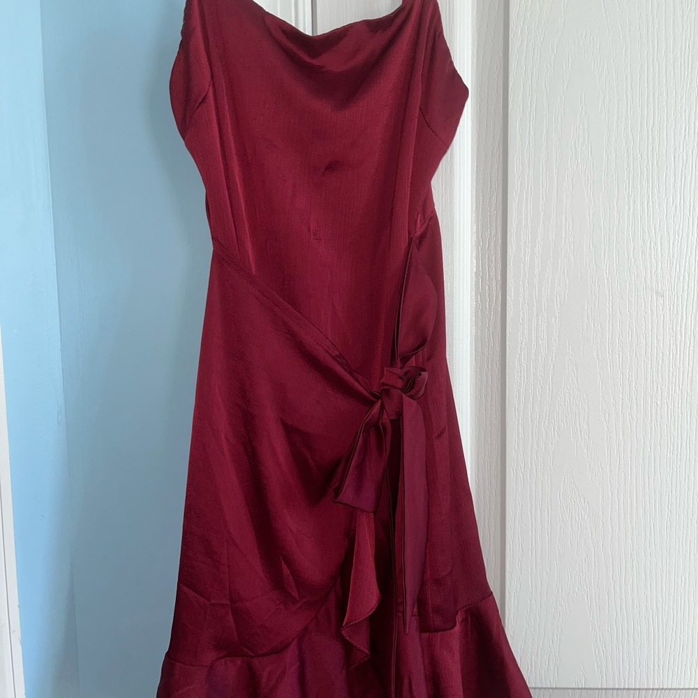 Princess Polly Elegant Burgundy Dress